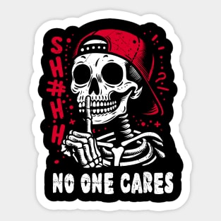 No One Cares Sticker